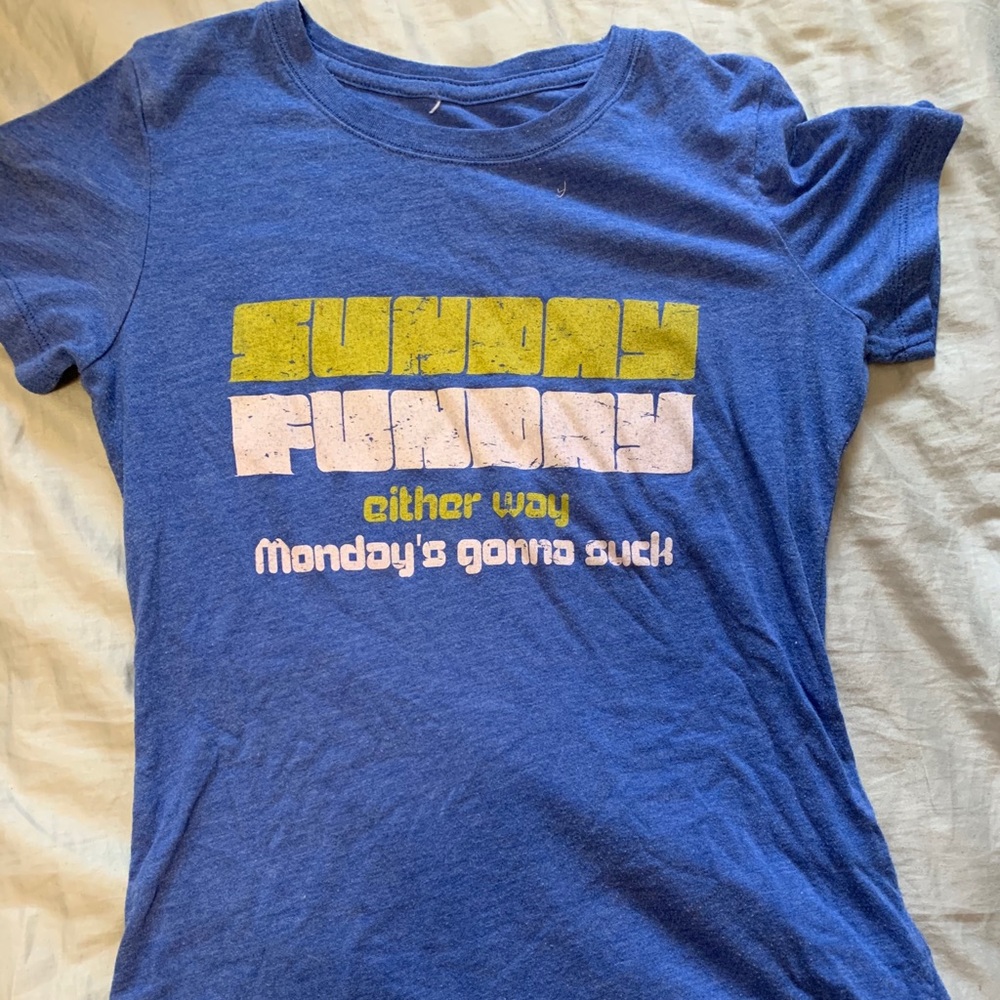 Fitted Sunday Funday Tee